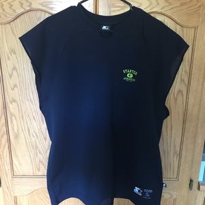 Men’s Starter Cut Sleeve Athletic workout shirt.